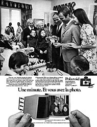 Publicité Polaroid 1971