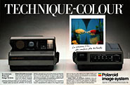 Publicité Polaroid 1986