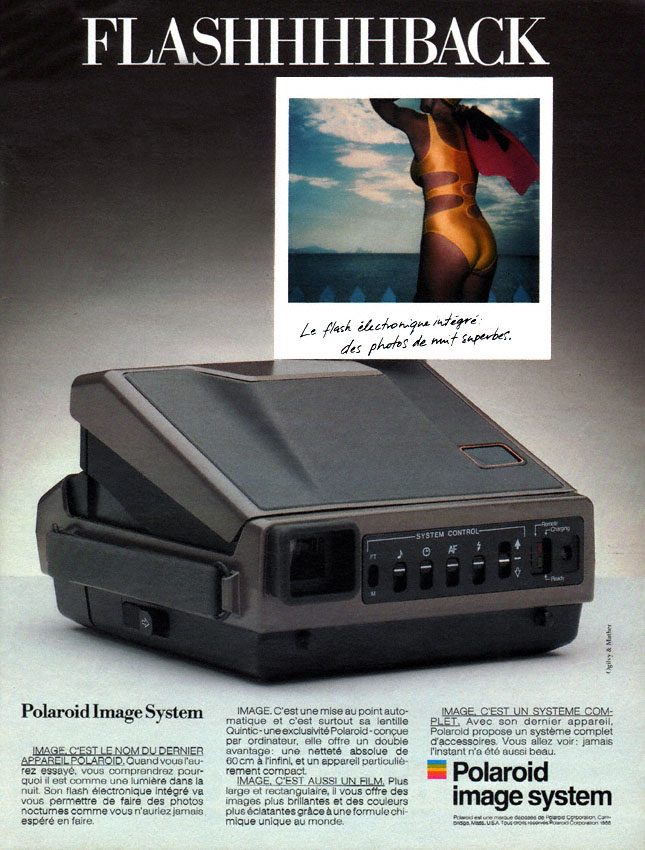 Publicité Polaroid 1988