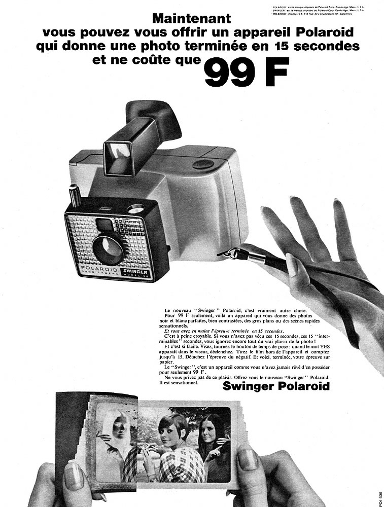 Publicit� Polaroid 1966
