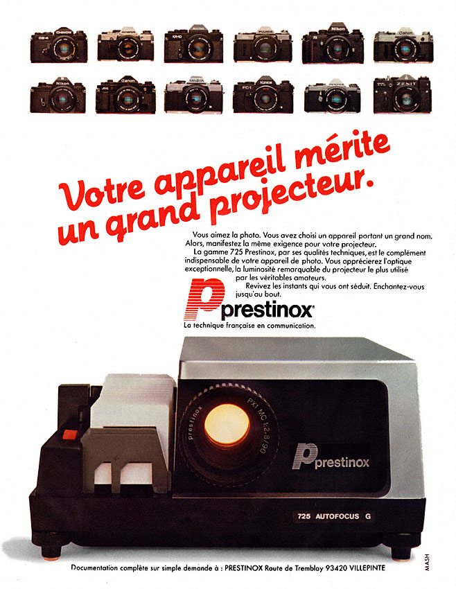 Publicité Prestinox 1981
