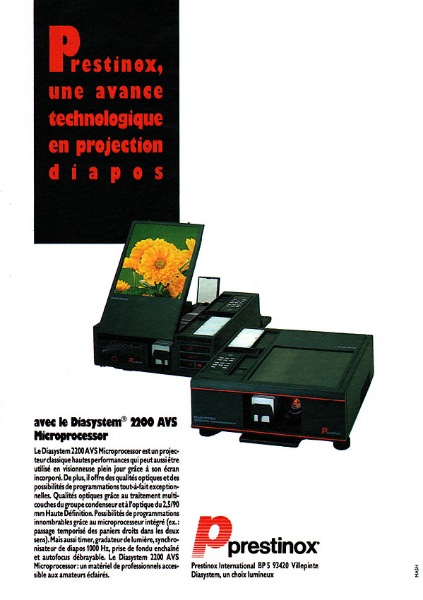 Publicité Prestinox 1987