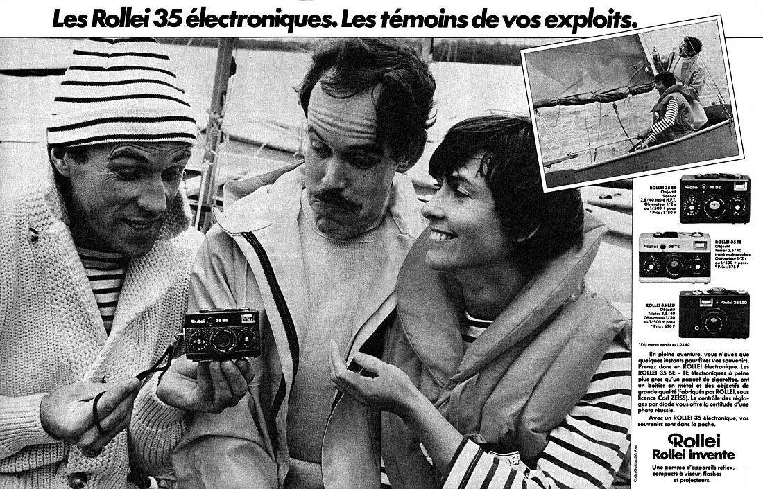 Publicité Rollei 1980