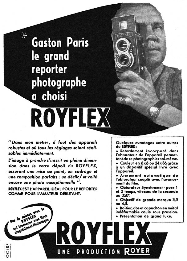Publicité Royer 1953