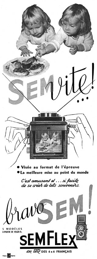 Publicité Semflex 1954