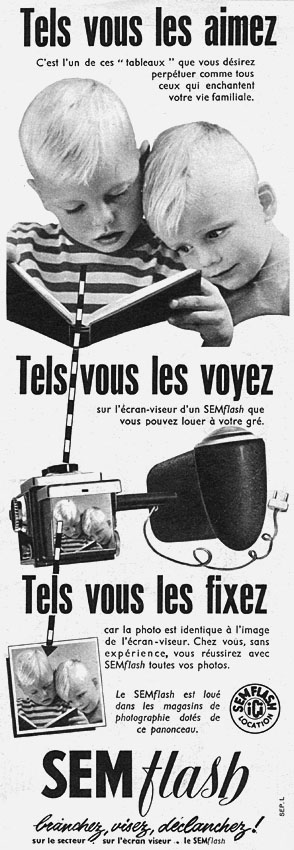 Publicité Semflex 1955