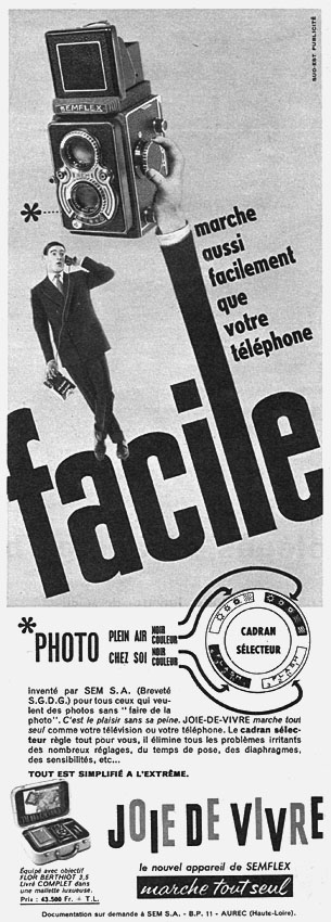 Publicité Semflex 1957