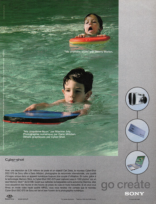 Publicité Sony 2000