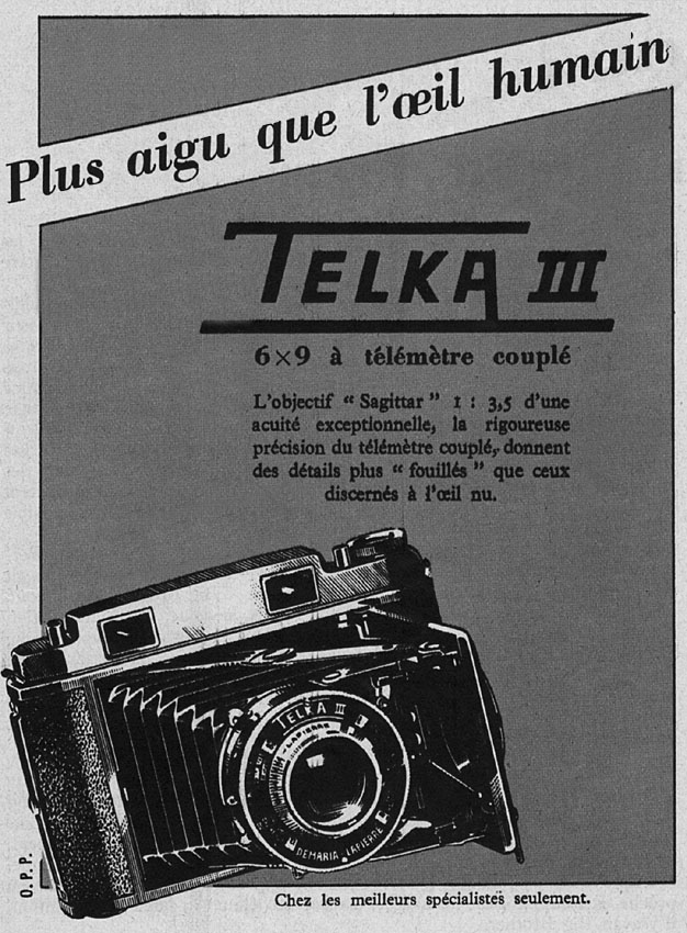 Publicité Telka 1949