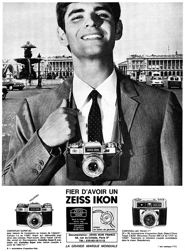 Publicité Zeiss Ikon 1966