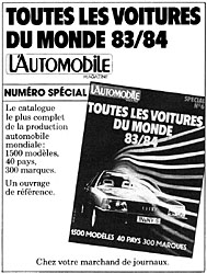 Marque L'automobile 1983