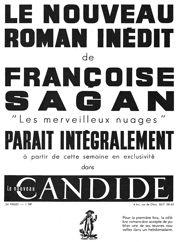 Publicité Candide 1961