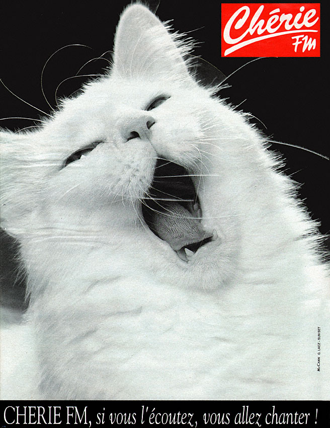 Publicité Cherie Fm 1994
