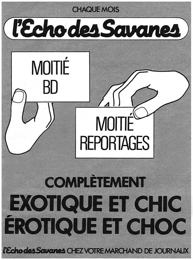 Publicité Echo des Savanes 1985