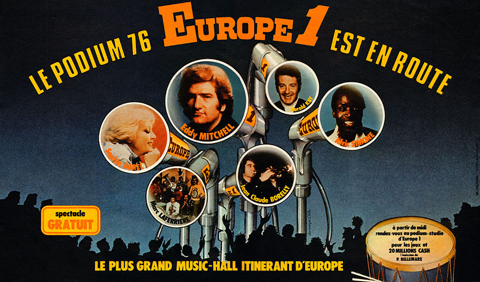 Publicité Europe 1 1976