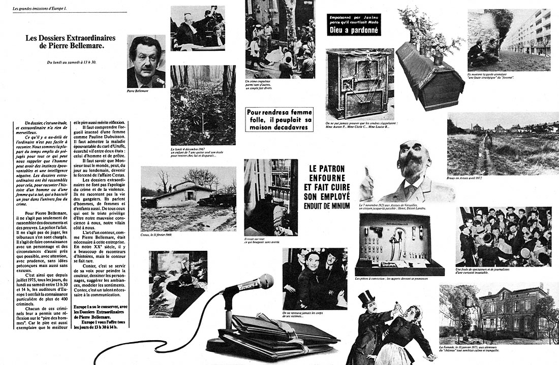 Publicité Europe 1 1977
