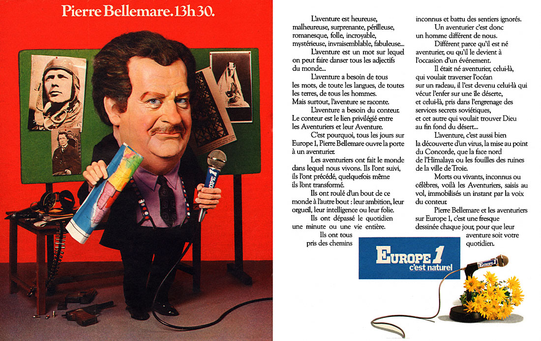 Publicité Europe 1 1977