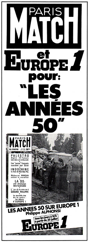 Publicité Europe 1 1979