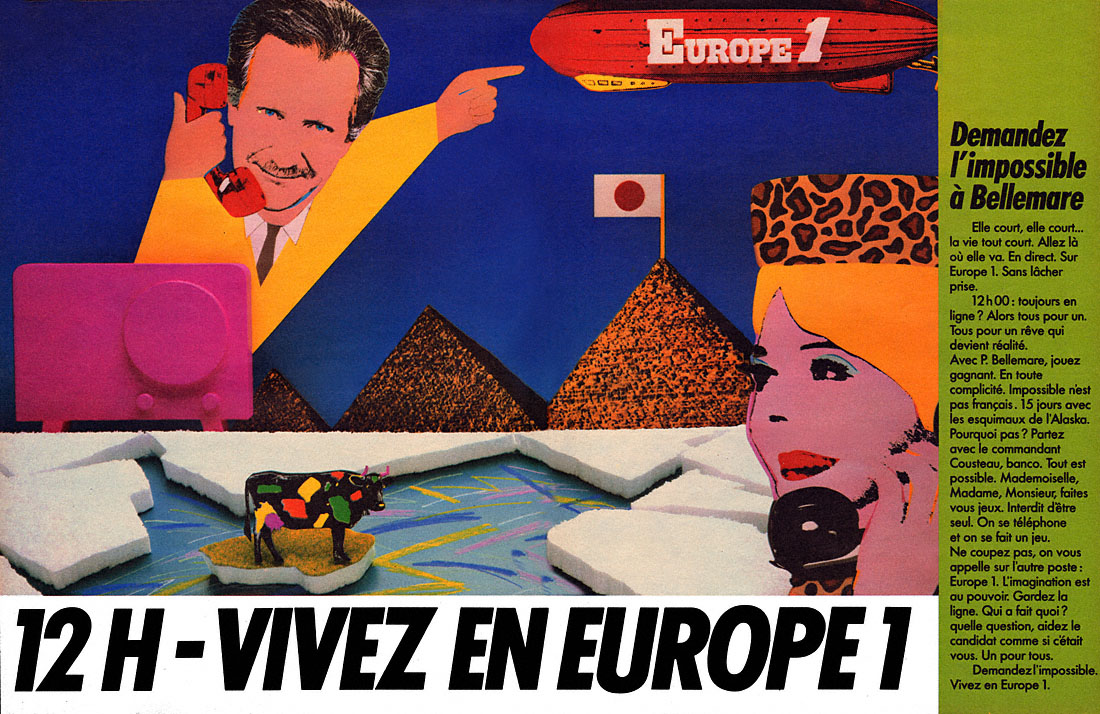 Publicité Europe 1 1983