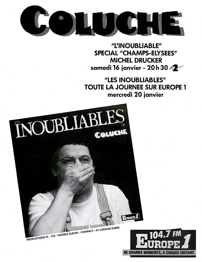 Publicité Europe 1 1988