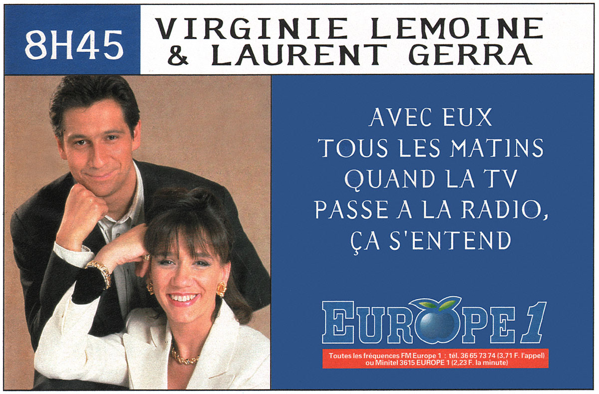 Publicité Europe 1 1995