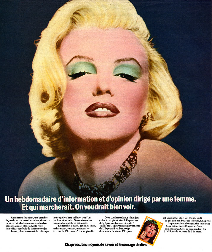 Publicité L'Express 1973