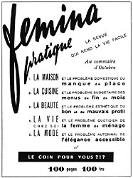 Publicit Femina 1951