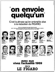 Publicit Le Figaro 1968