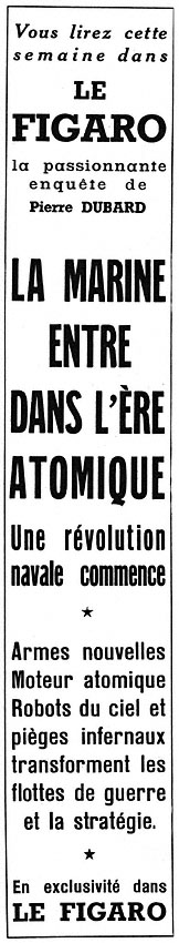 Publicité Le Figaro 1953