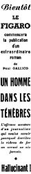 Publicit Le Figaro 1953