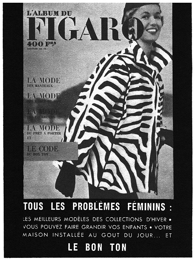 Publicité Le Figaro 1953