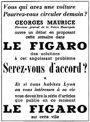 Publicit Le Figaro 1954