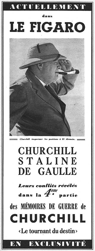 Publicité Le Figaro 1950
