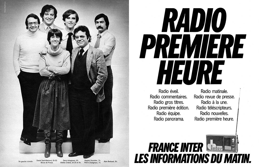 Publicité France Inter 1979