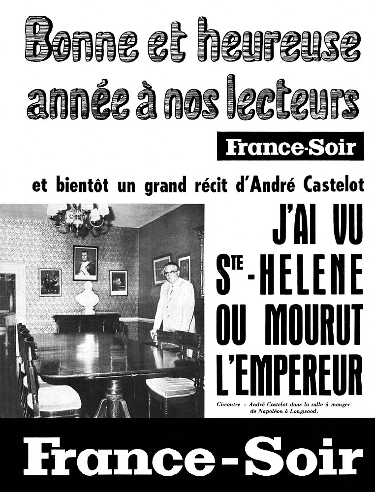 Publicit� France soir 1967