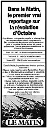 Publicit Le Matin 1977