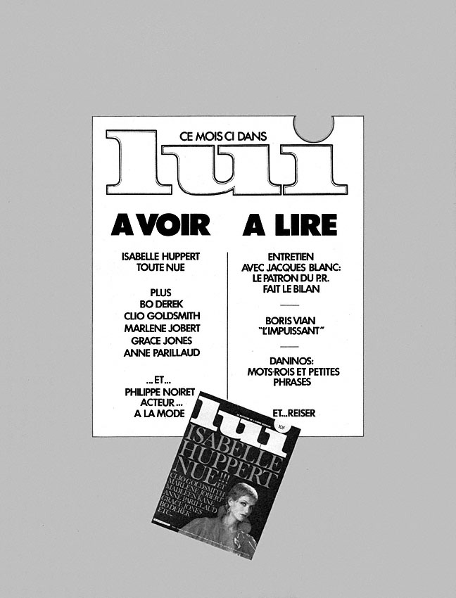 Publicité Lui 1981