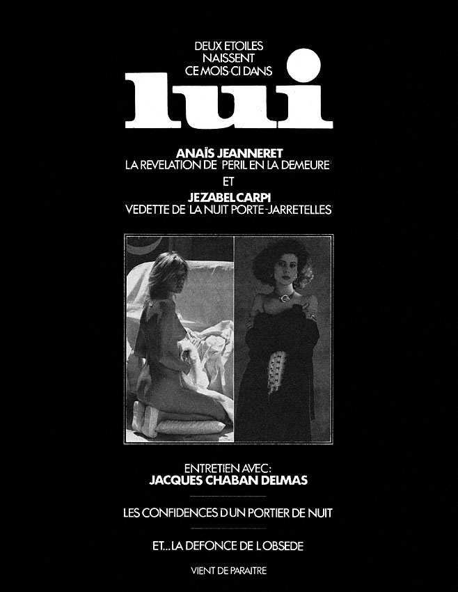 Publicité Lui 1985
