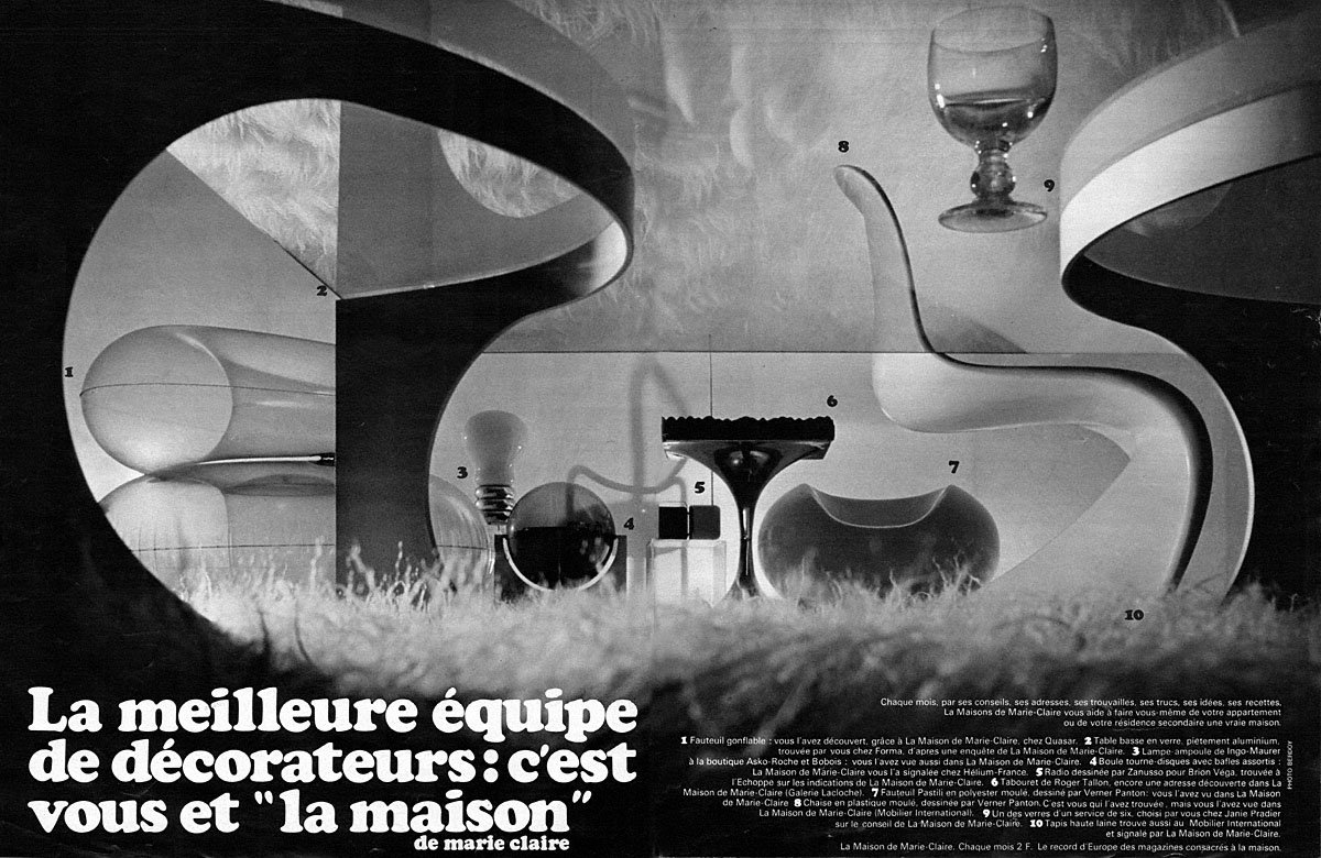 Publicit� Marie Claire 1969