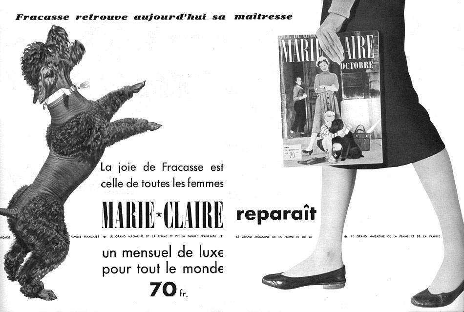 Publicité Marie Claire 1954