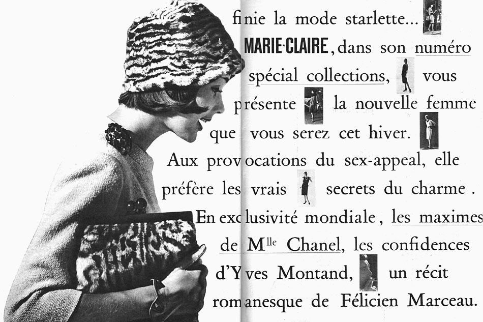 Publicité Marie Claire 1960