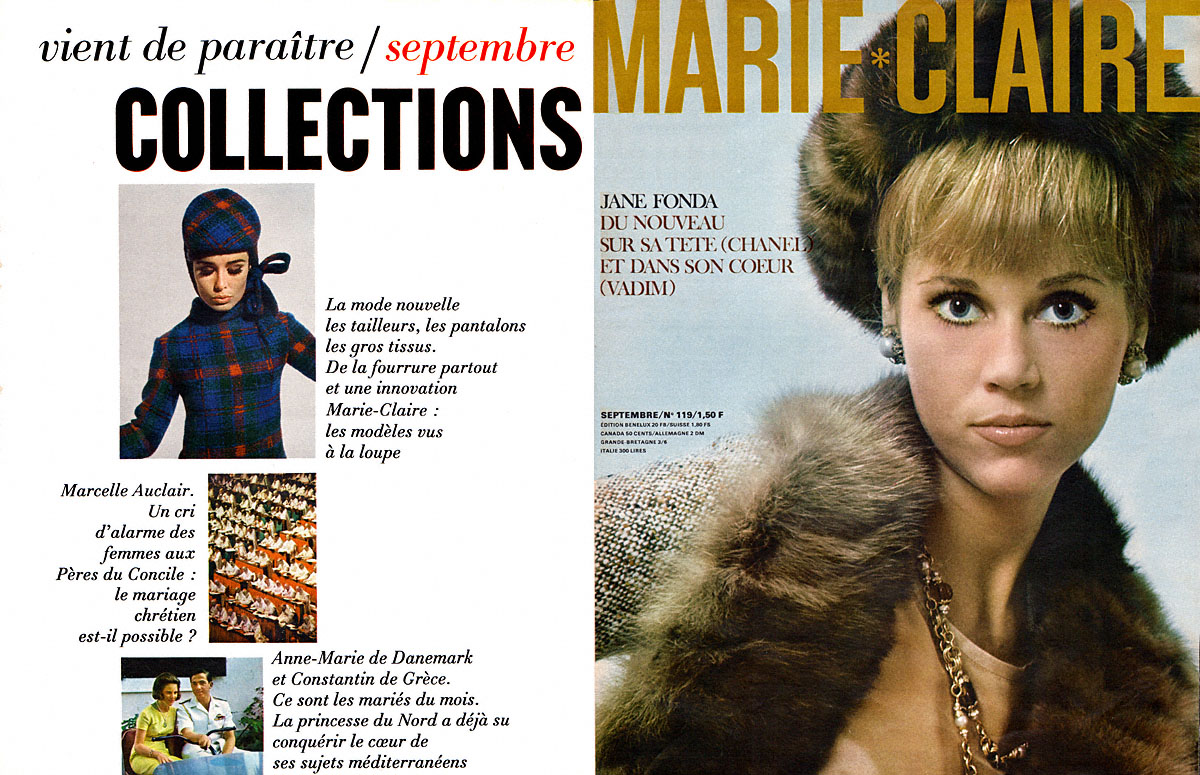 Publicit� Marie Claire 1964