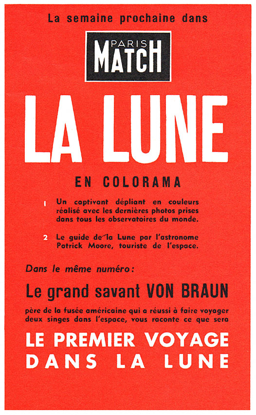 Publicité Match 1959