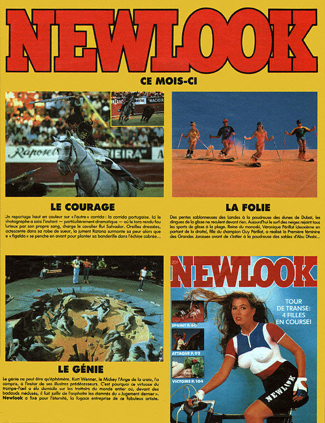 Publicité Newlook 1987