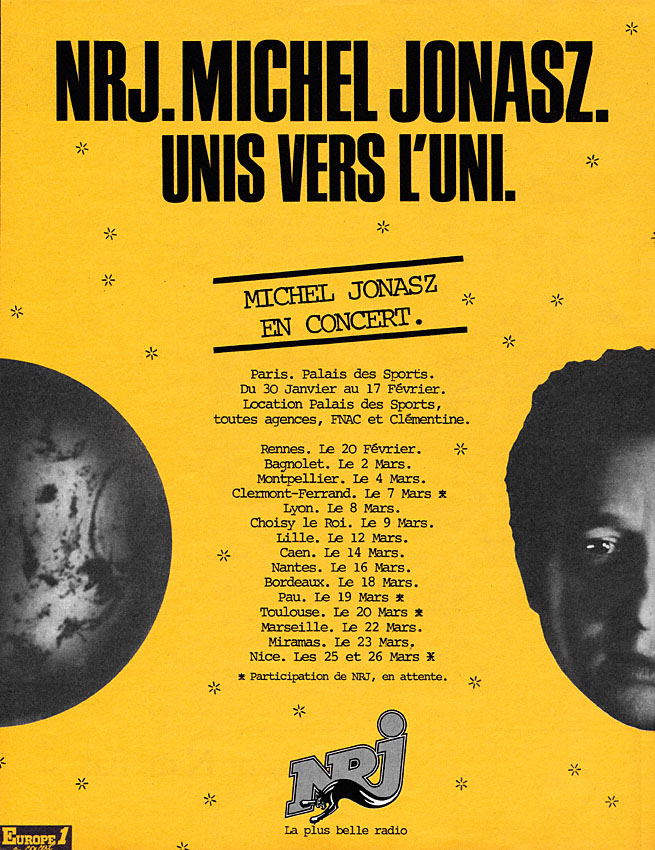 Publicité NRJ 1985