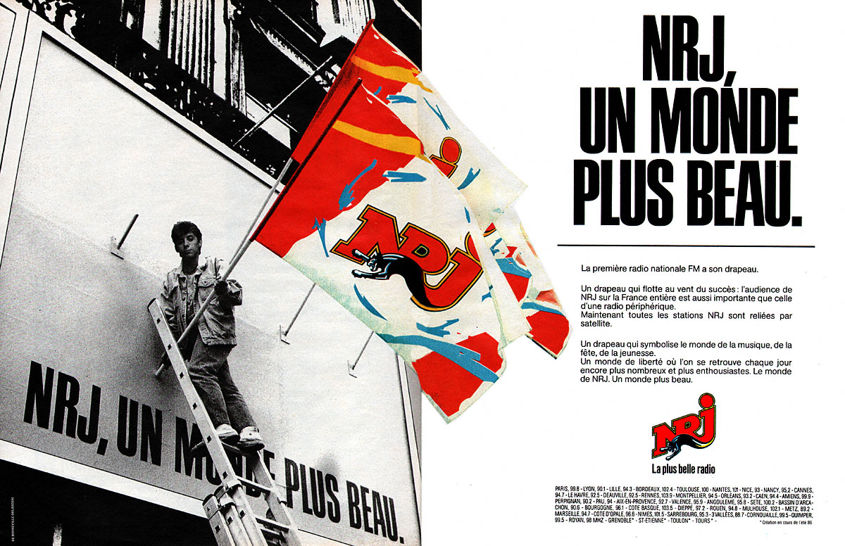 Publicité NRJ 1986