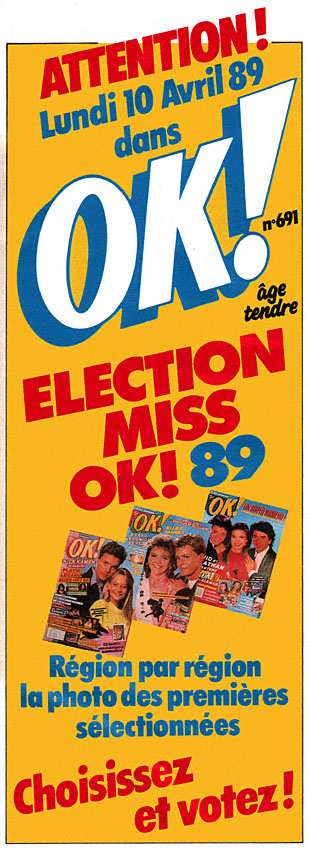 Publicité Ok 1989