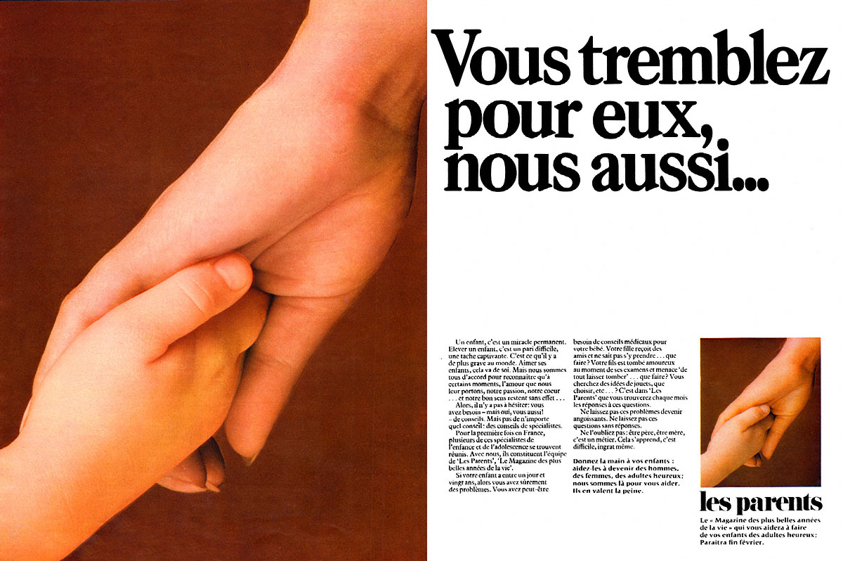 Publicit� Parents 1969