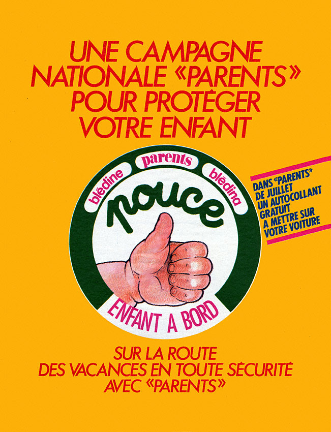 Publicité Parents 1986