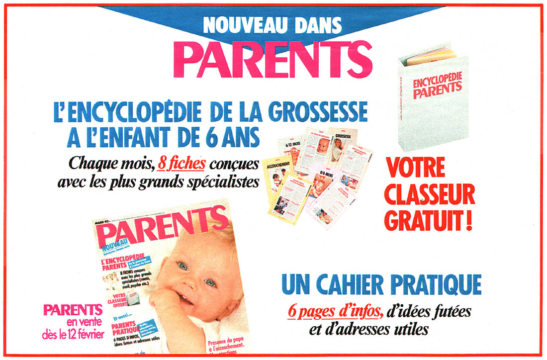 Publicité Parents 1993